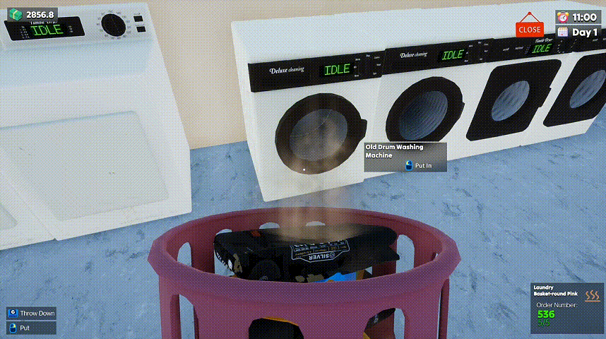 【模拟SLG/中文/3D】洗衣店模拟器：洗刷刷！/Laundry & Supermarket Simulator v1.0.5 官方中文版【3.2G/新作】