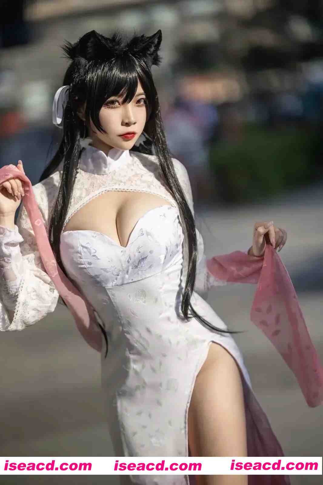 『套图』碧蓝航线 爱宕旗袍 – 二佐Nisa[18P 100MB]