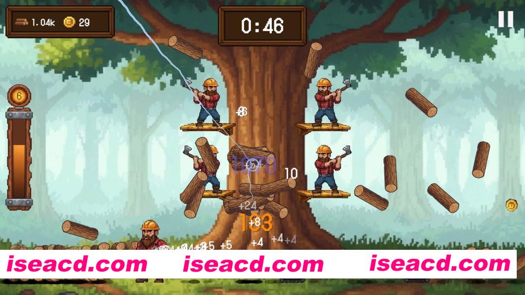 [休闲游戏/中文/2D] 伐木狂潮/Timber Rush v1.0.5 官方中文版 [200M/新作]